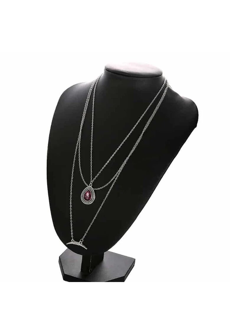 Pursehuit Colier Antonetta Silver C17 - Aliaj metalic - Argintiu