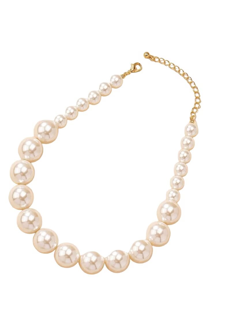 Pursehuit Colier auriu - cu perle supradimensionate - Olluf C24