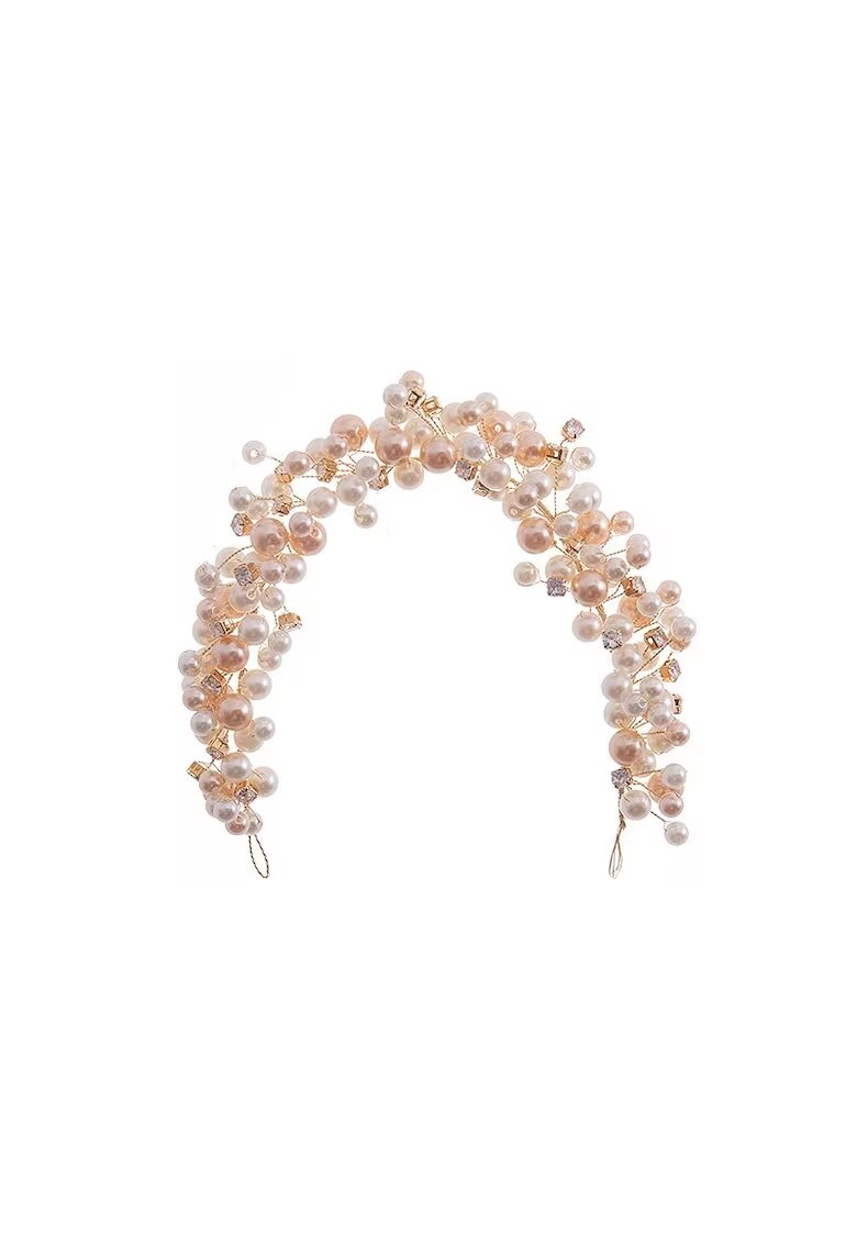 Pursehuit Coronita aurie - modelatoare - cu perle - Alvia C2
