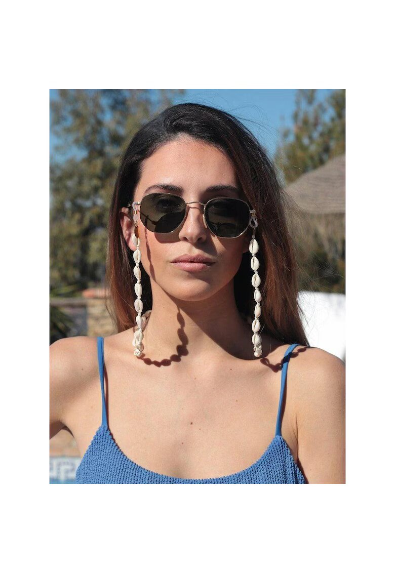 Pursehuit Lant de ochelari - cu scoici naturale - Suzi C1