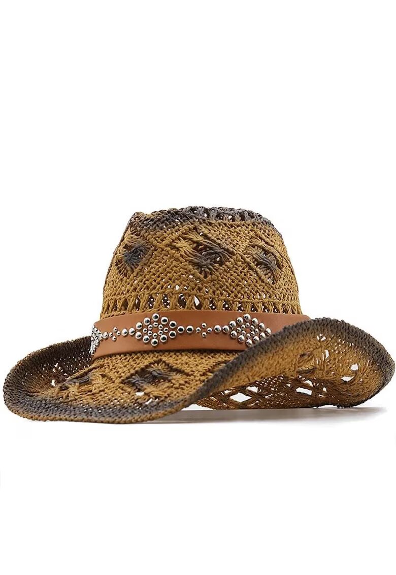 Pursehuit Palarie dama - de vara - stil cowboy - Falka - - Maro