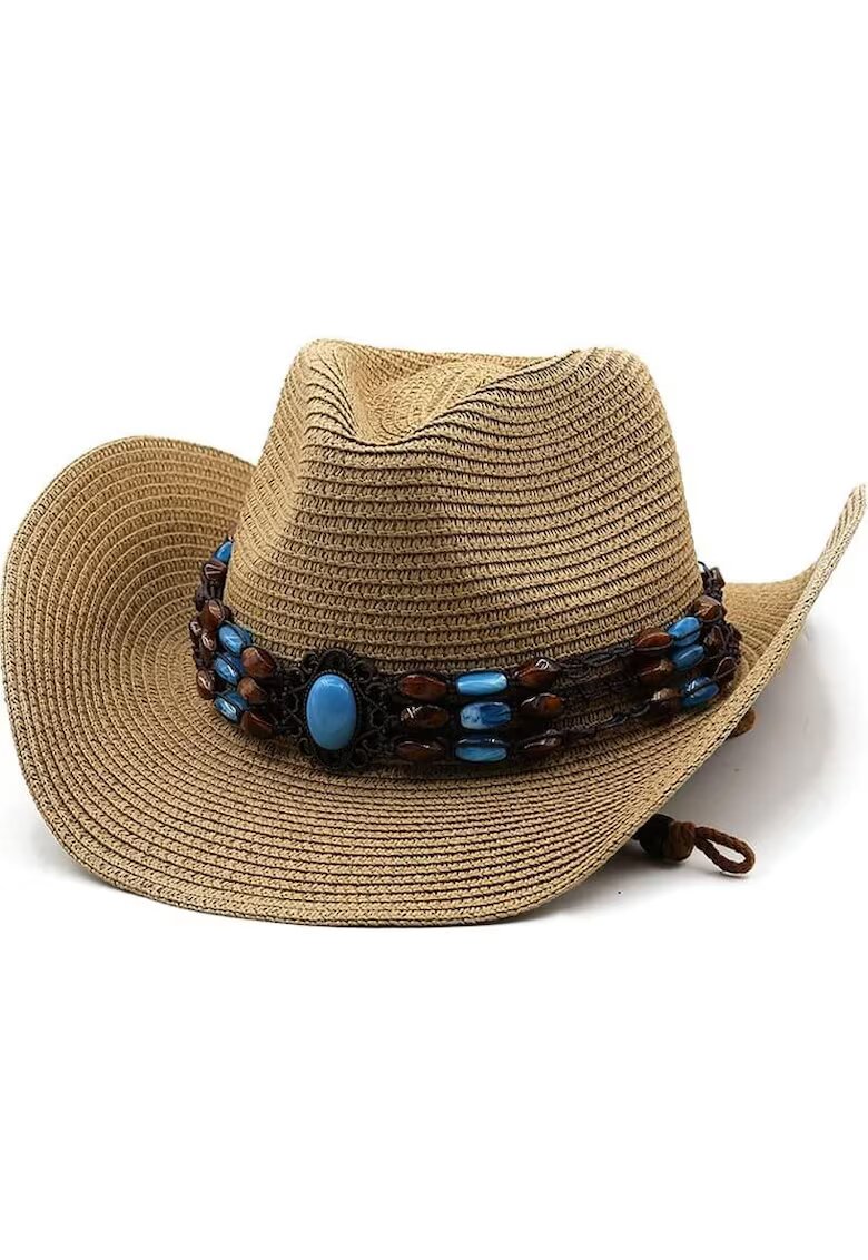 Pursehuit Palarie dama - de vara - stil cowboy - Missy - - Bej