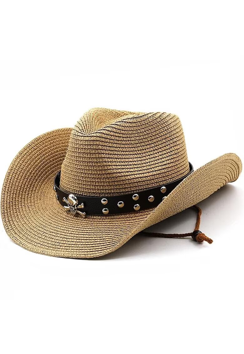 Pursehuit Palarie dama - de vara - stil cowboy - Molly - - Bej