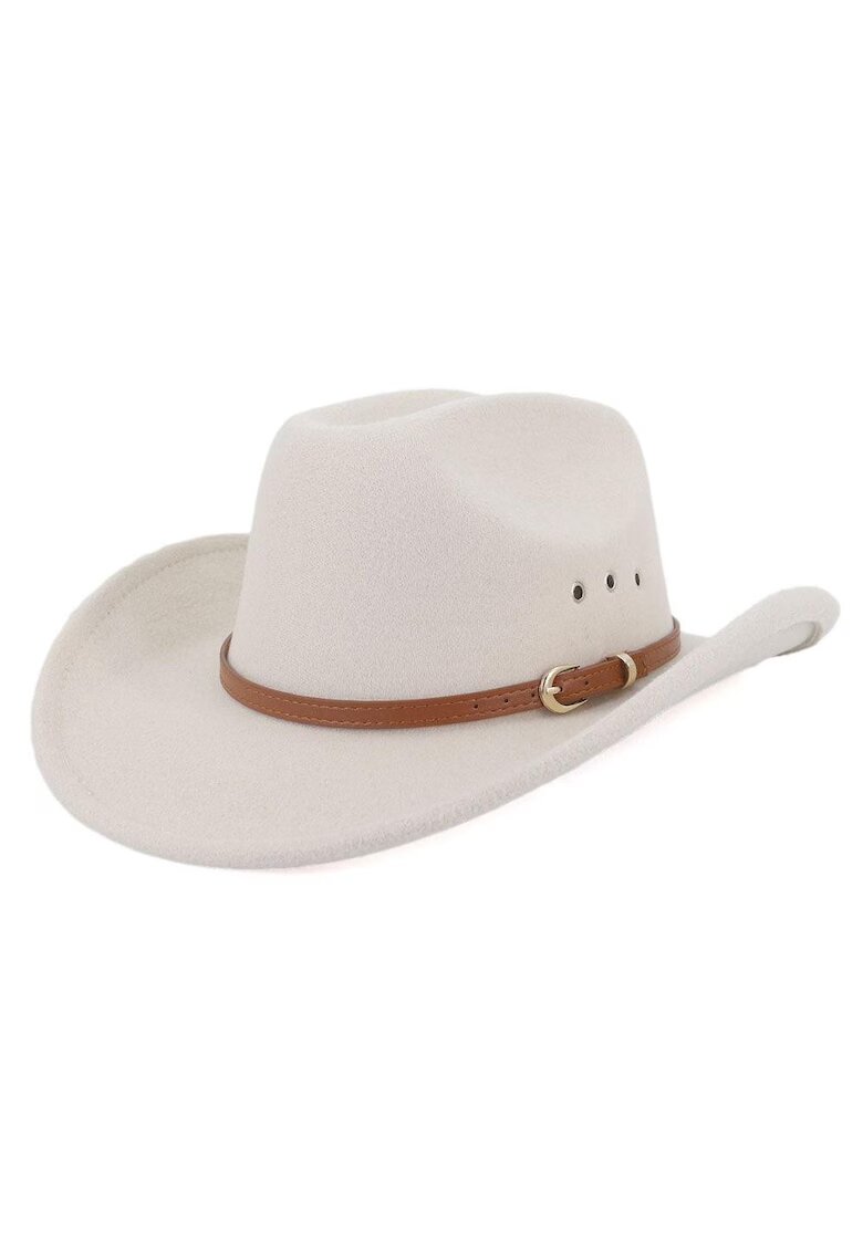Pursehuit Palarie dama - stil cowboy - Odine - - Bej
