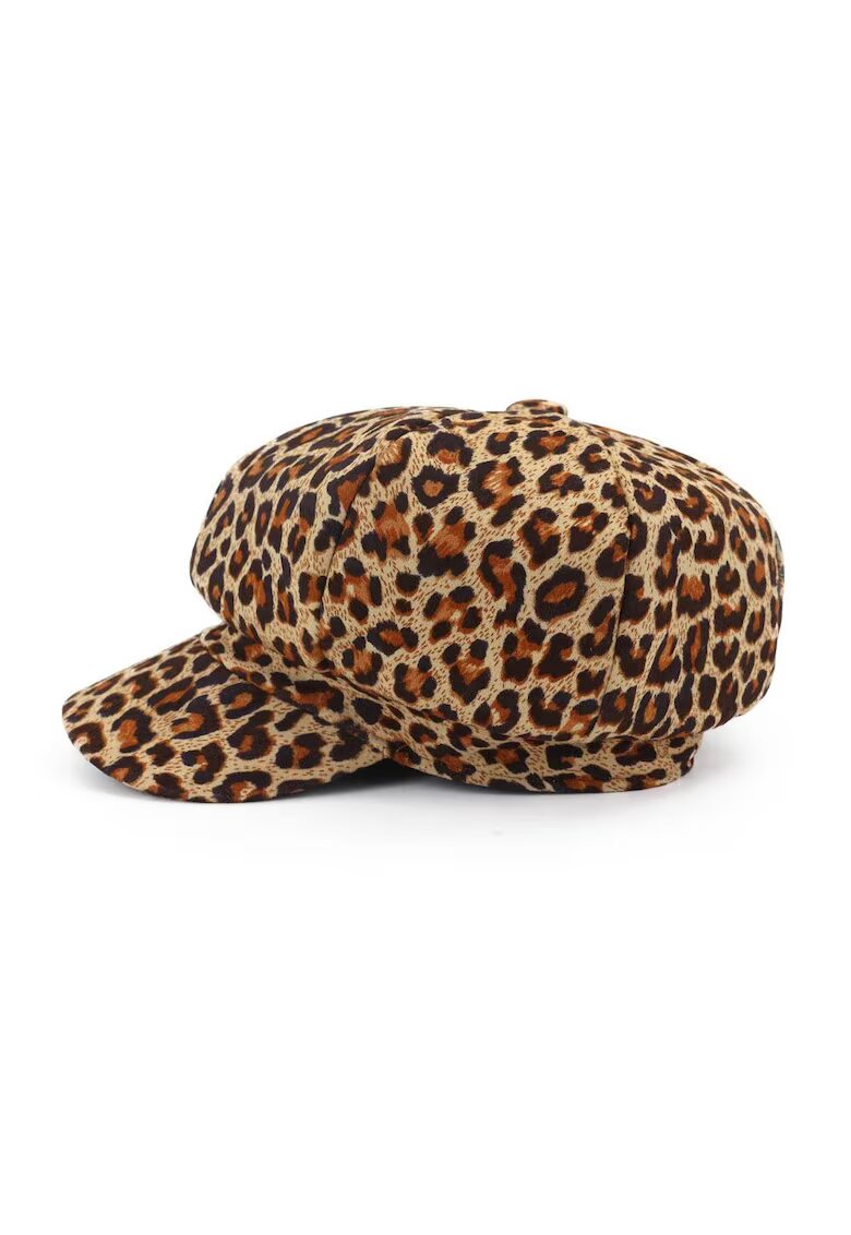 Pursehuit Sapca maro - animal print - Selman -