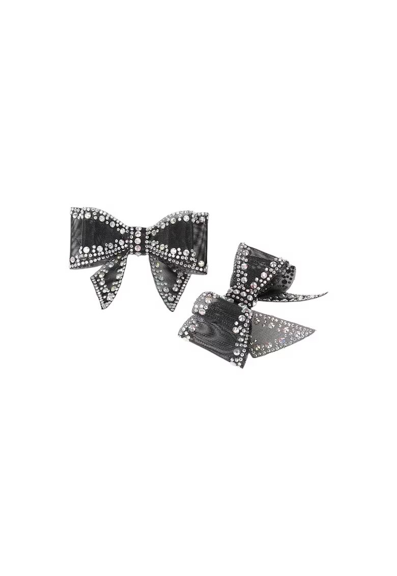 Pursehuit Set 2 brose - negre - pentru pantofi - cu pietre - Pan C6
