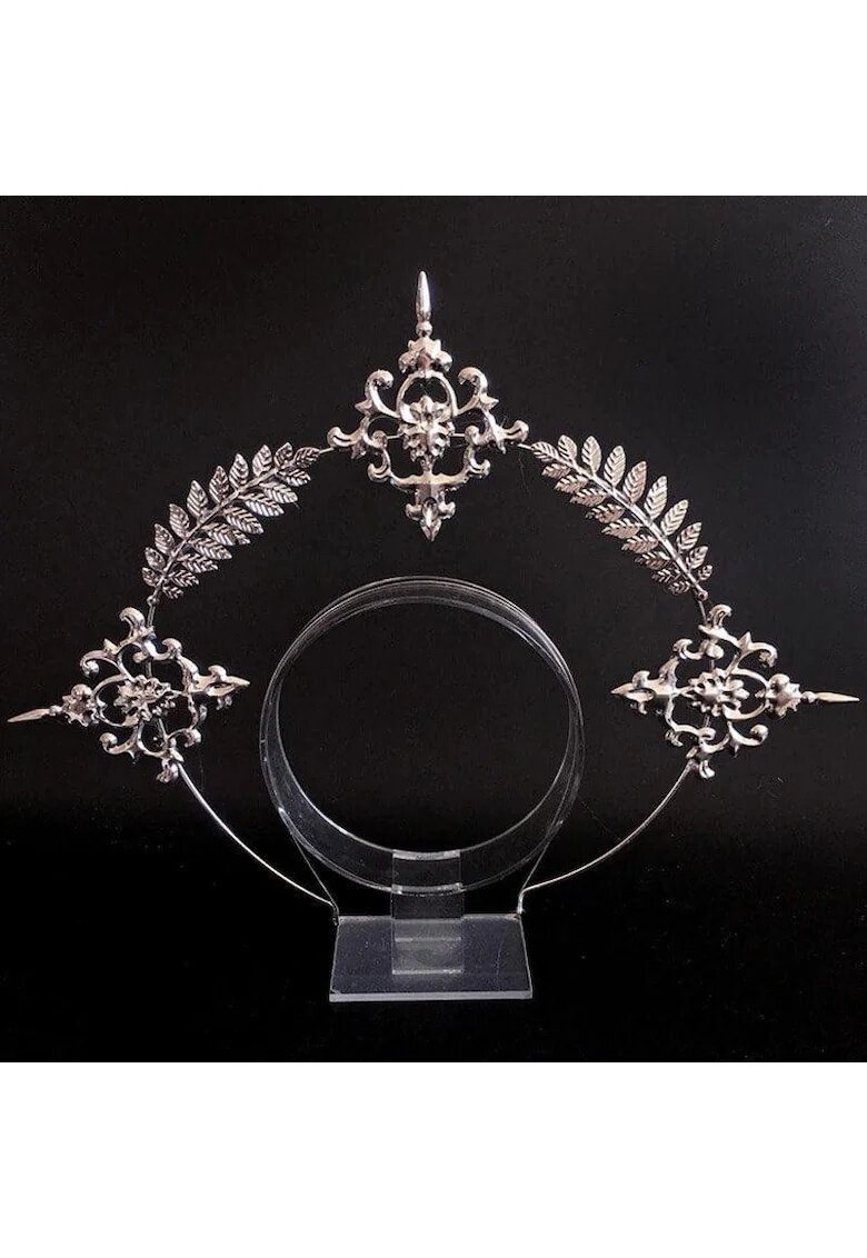 Pursehuit Tiara Halo - handmade - argintie - Elna C1 -