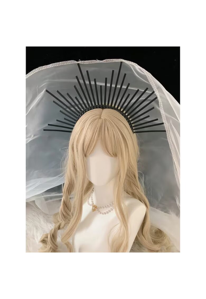 Pursehuit Tiara Halo - handmade - neagra - Elni C1 -