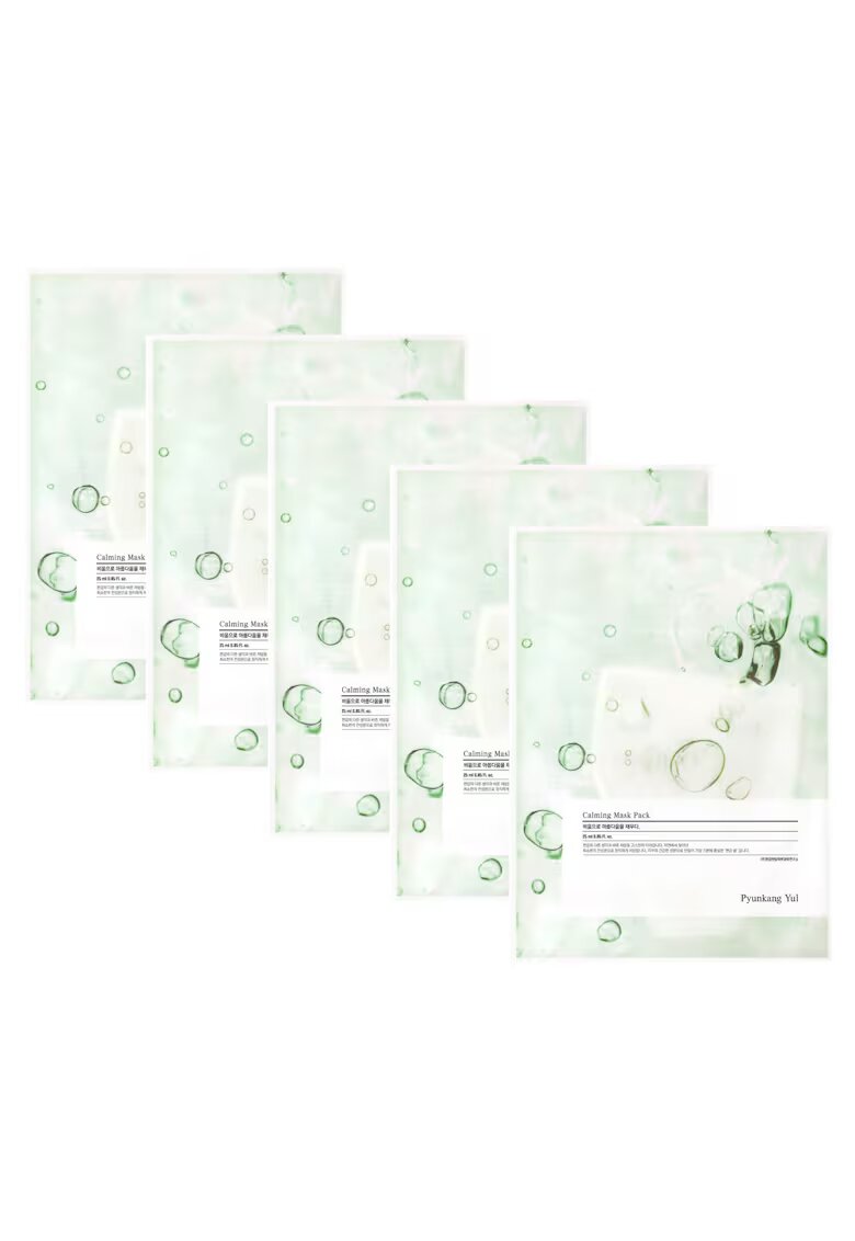 Pyunkang Yul Masca calmanta 5 x 25 ml - Masca textila calmanta si hidratanta - set de 5