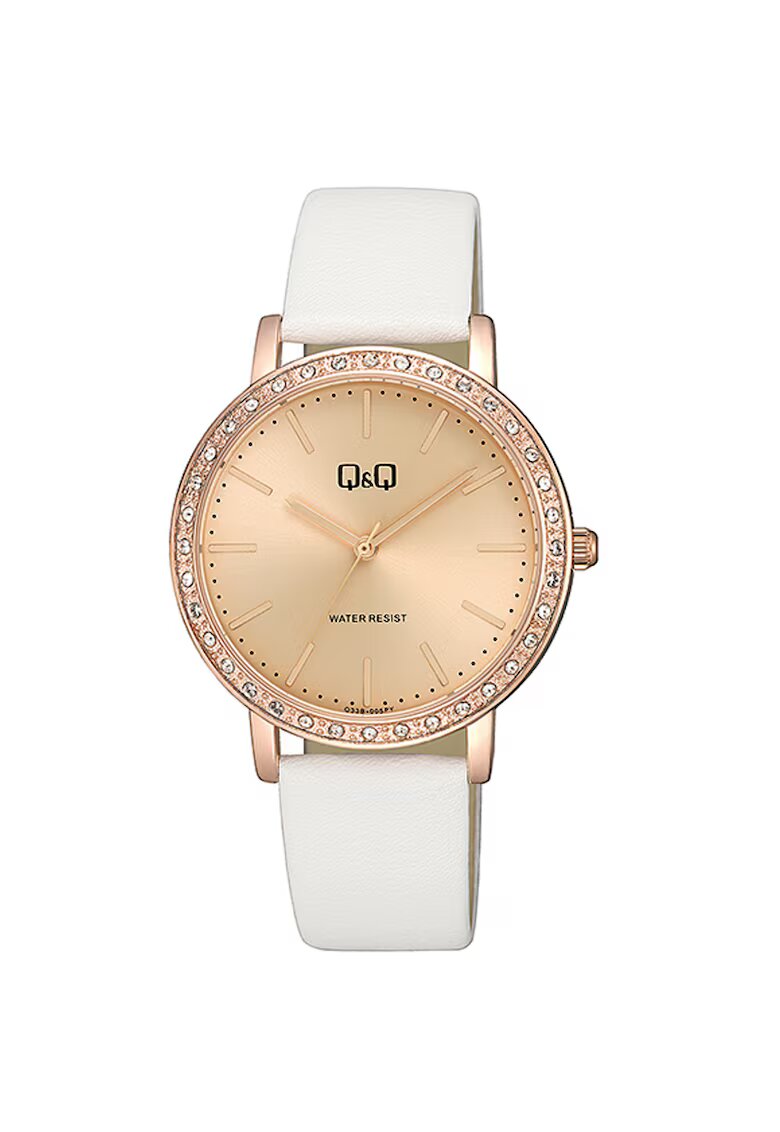 QQ Ceas analog de dama - Auriu/Alb