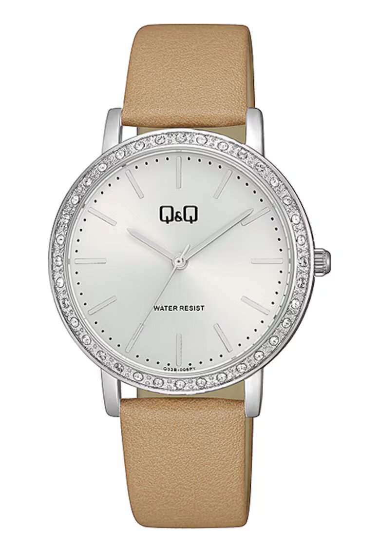QQ Ceas analog de dama - Crem