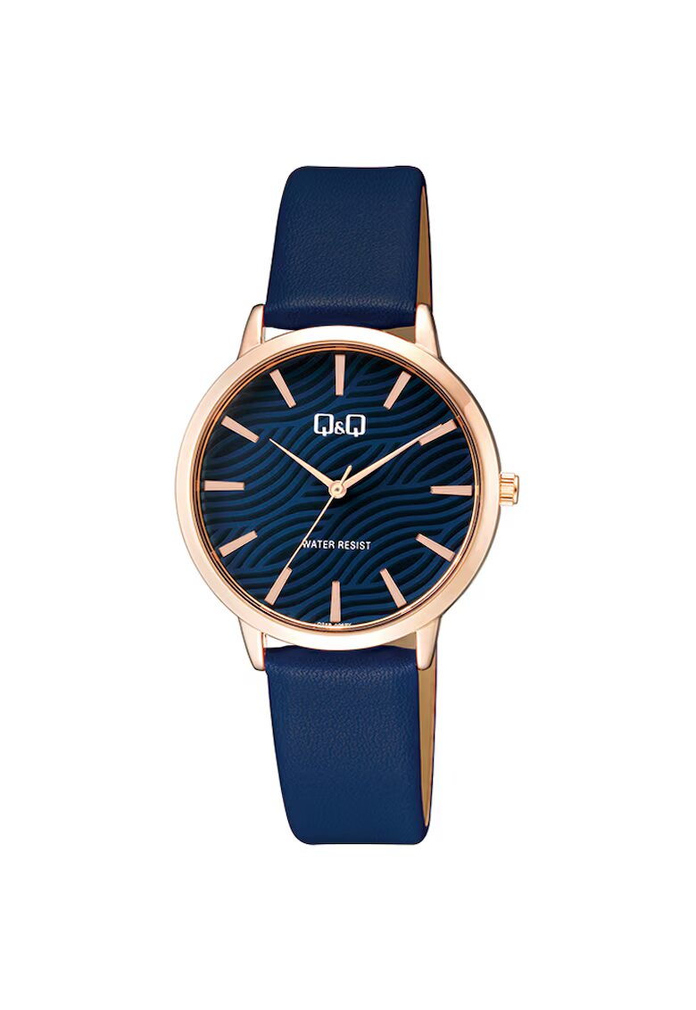 QQ Ceas analog de dama - Negru/Auriu