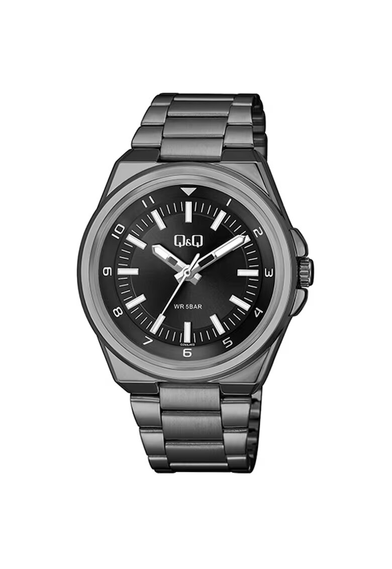 QQ Ceas barbatesc QZ68J212Y Quartz Argintiu - Negru