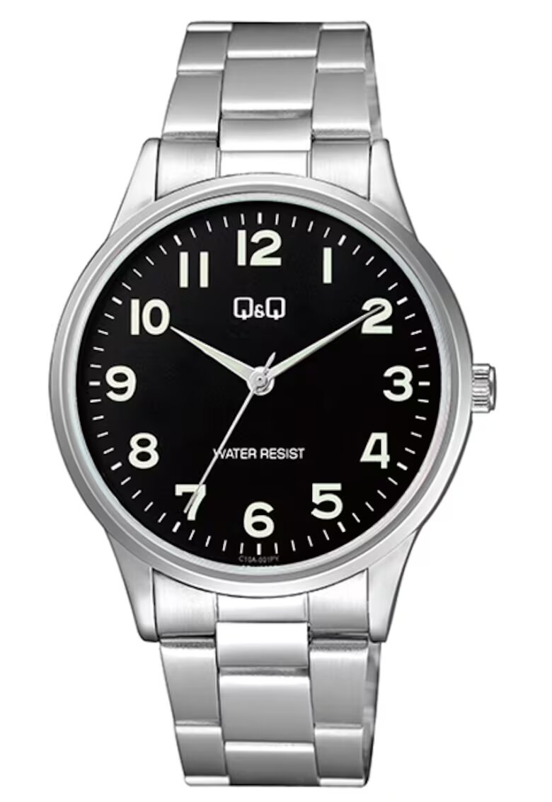QQ Ceas barbati - C10A-001PY - Argintiu