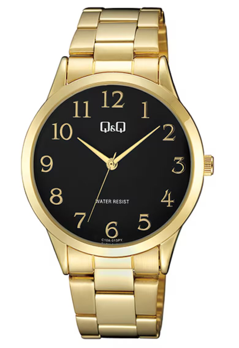 QQ Ceas barbati - C10A-013PY - Auriu