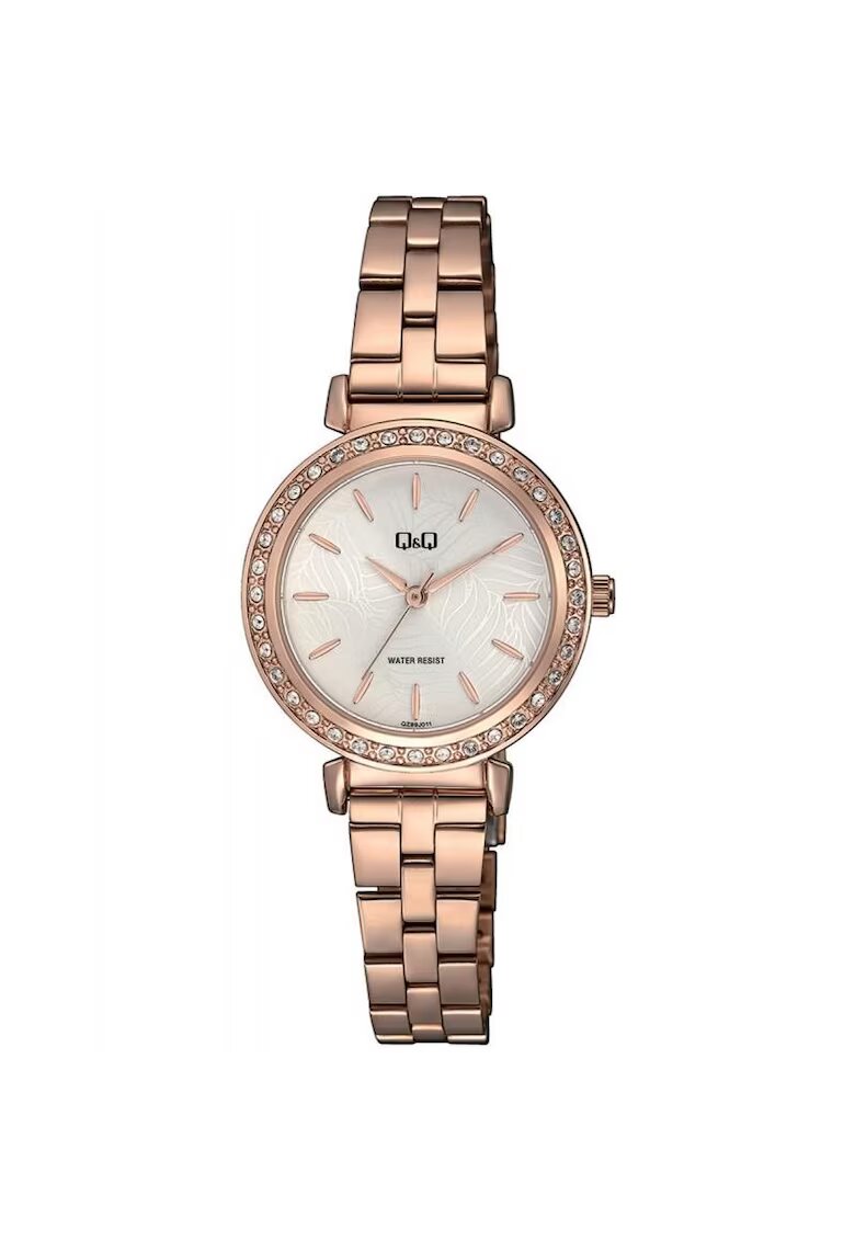 QQ Ceas dama QZ89J011Y Quartz Rose gold - Rose Gold