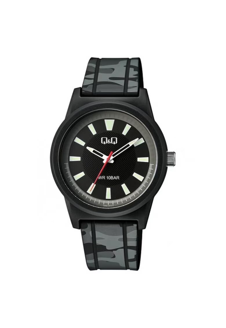 QQ Ceas de mana barbati V35A-001VY quartz mineral - negru