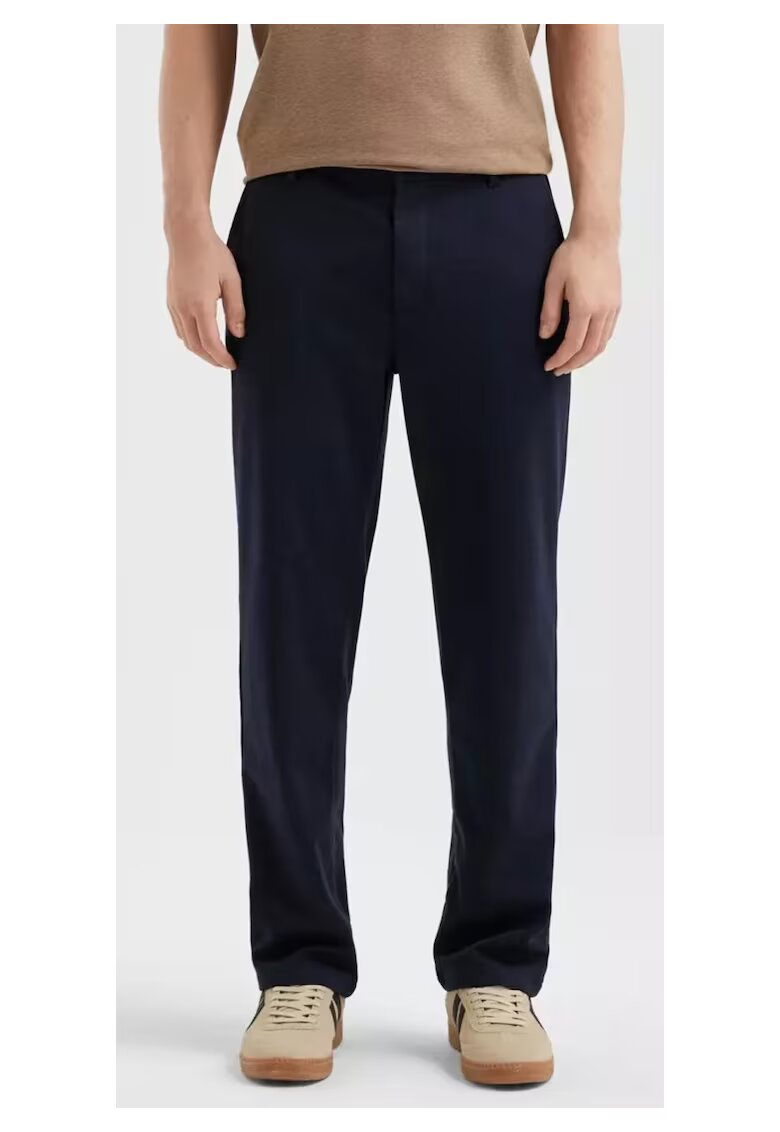 QS Q/S by s.Oliver Pantaloni chino - barbati - jogger din jerseu - Bleumarin inchis