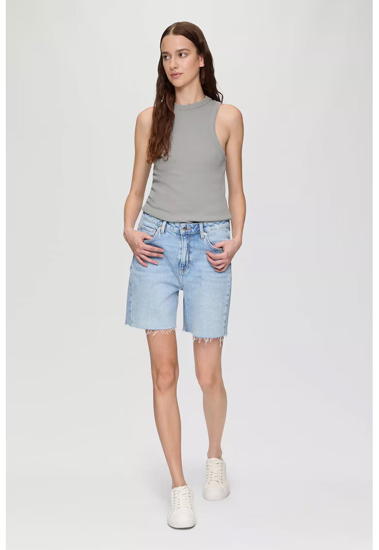 QS Top slim fit - Gri
