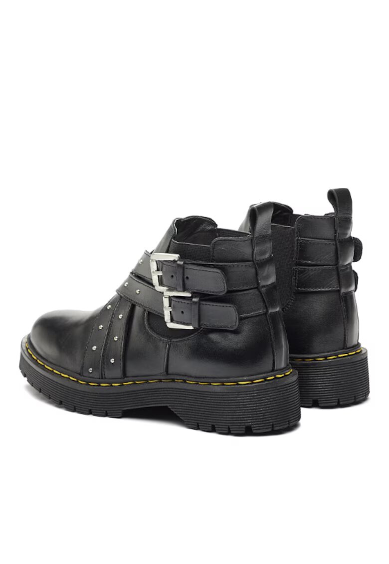 QUAZI Ghete dama - 207679344 - Negru - Piele naturala -