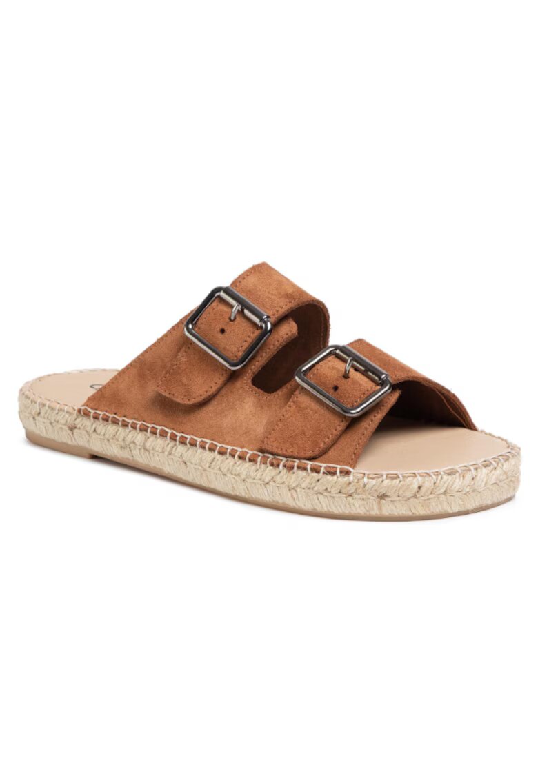 QUAZI Papuci barbati - Piele naturala - 34858 - Maro