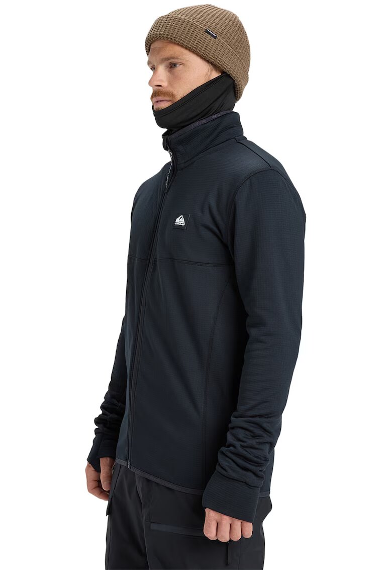 Quiksilver Bluza cu fermoar pentru ski Steep - Negru