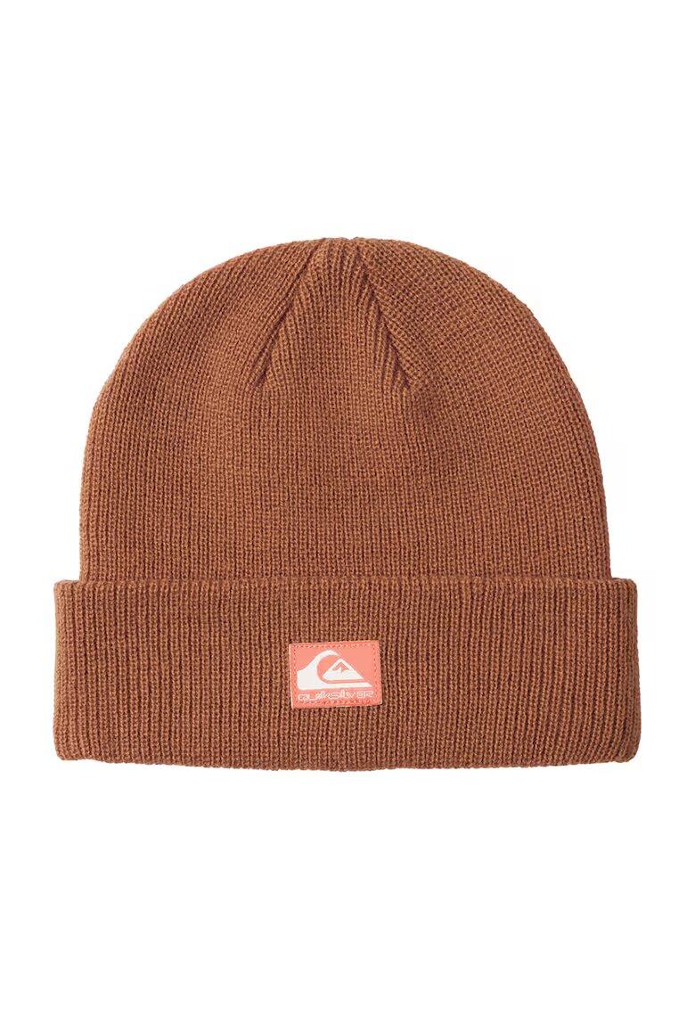 Quiksilver Caciula elastica cu logo aplicat Perfomer 2 - Caramel