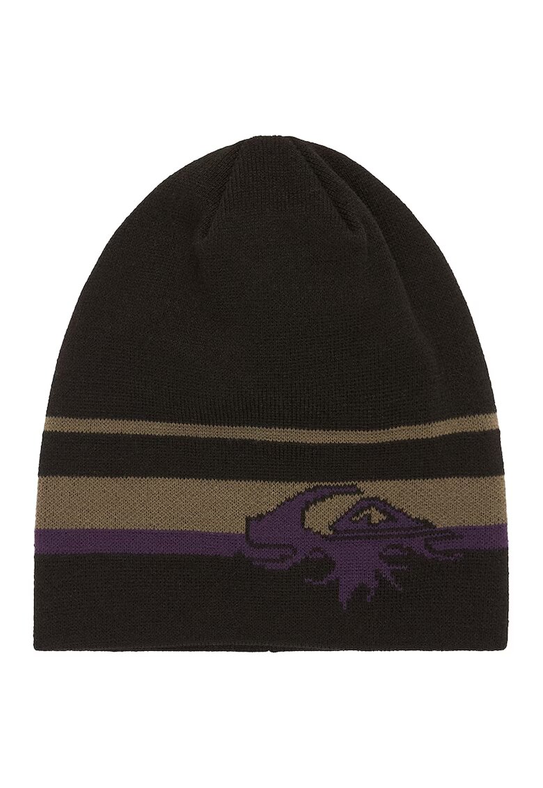 Quiksilver Caciula tricotata pentru ski si snowboarding Vibetown - Negru/Caramel/Ametist
