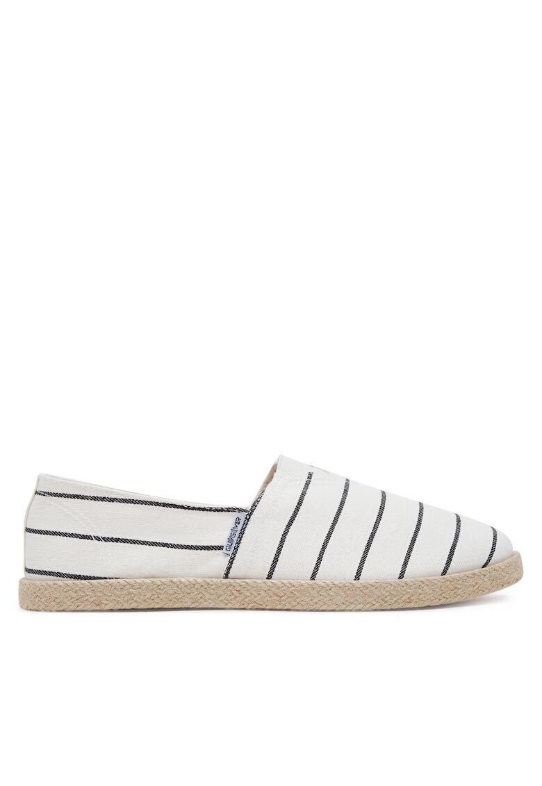 Quiksilver Espadrile barbati - textil - negru/alb