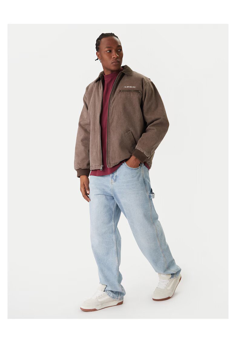 Quiksilver Geaca de blugi barbati maro - denim
