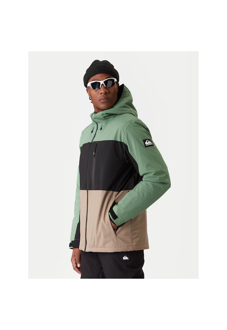 Quiksilver Geaca de snowboard barbati verde/maro