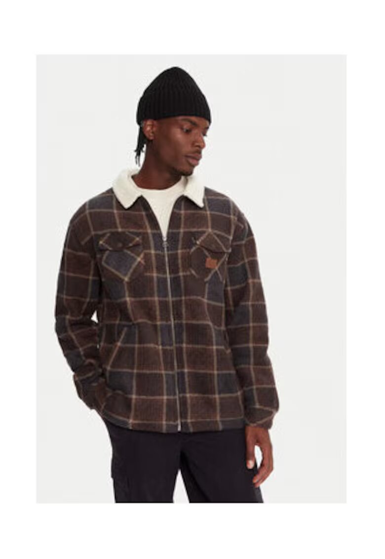 Quiksilver Geaca de tranzitie barbati - maro - 100% bumbac -