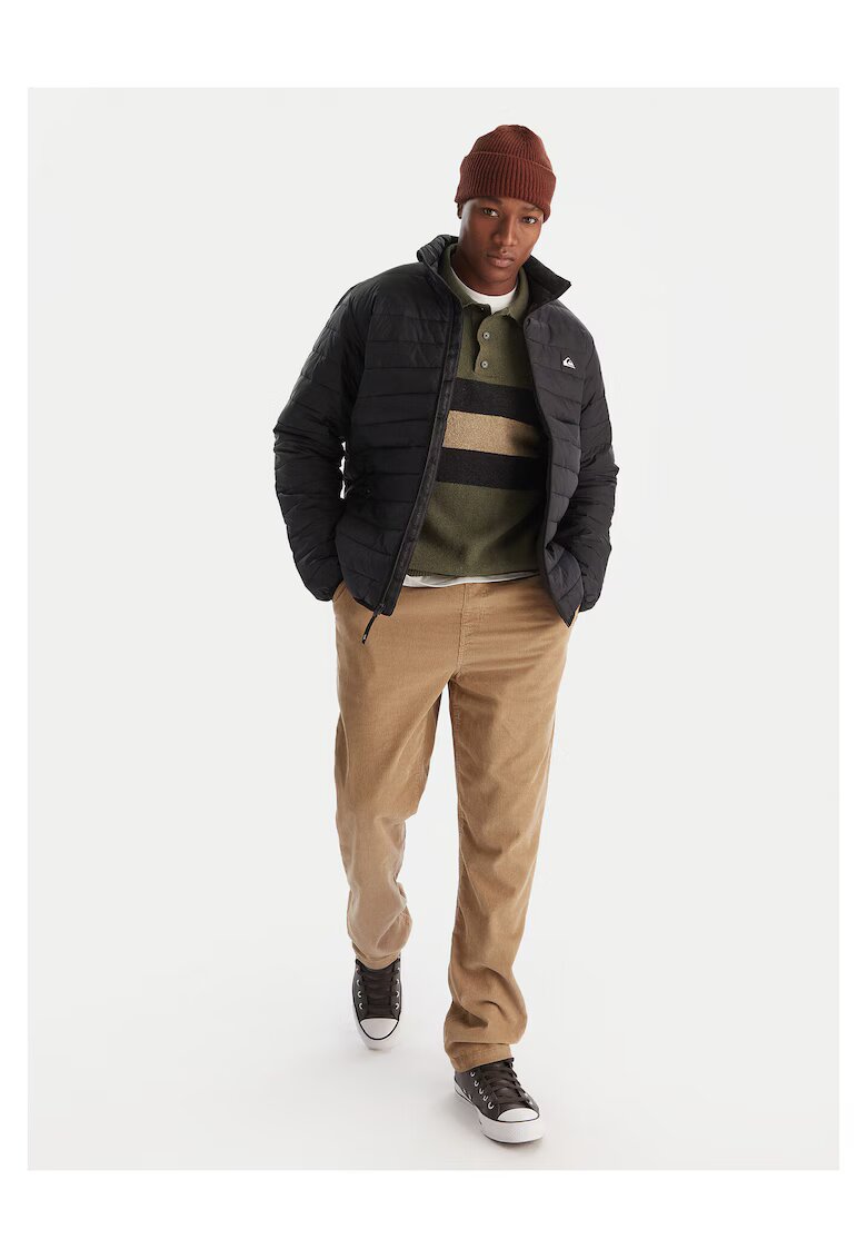 Quiksilver Geaca de tranzitie - barbati - negru - fabricata din material rezistent