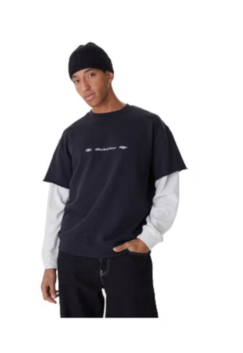 Quiksilver Hanorac barbati - bumbac/poliester - negru/gri