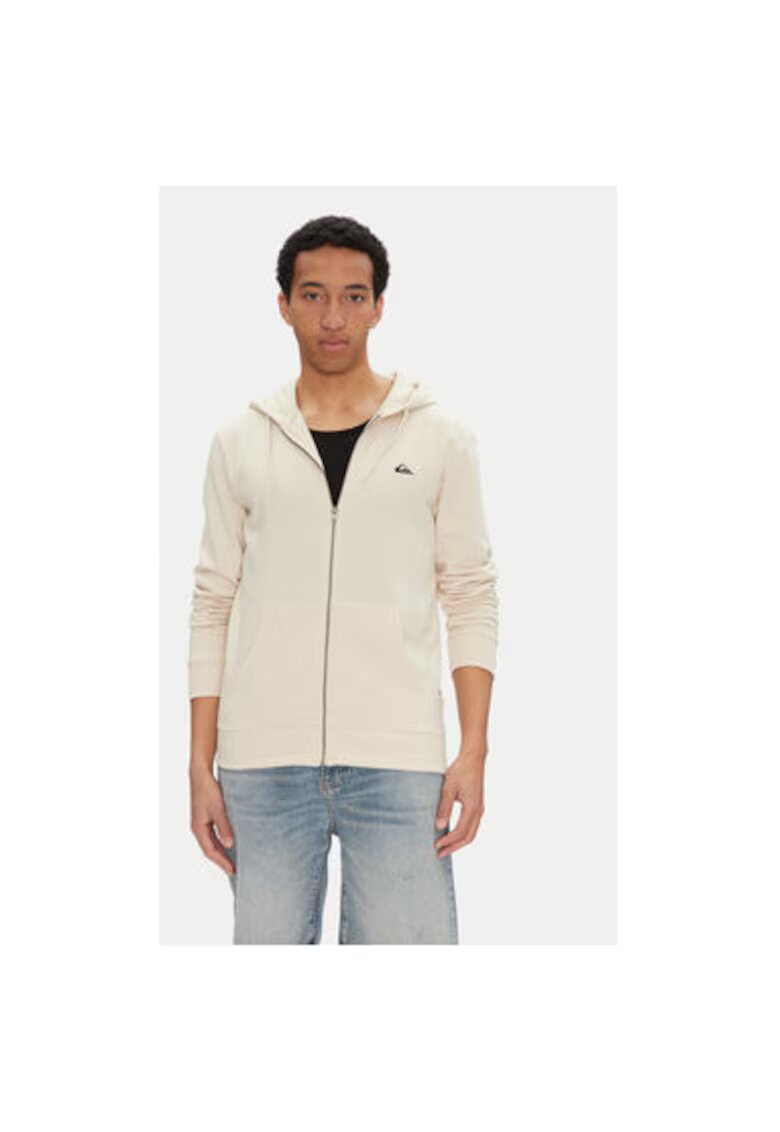 Quiksilver Hanorc barbati EQYFT04952 - Bumbac/Poliester - Ecru - Ecru