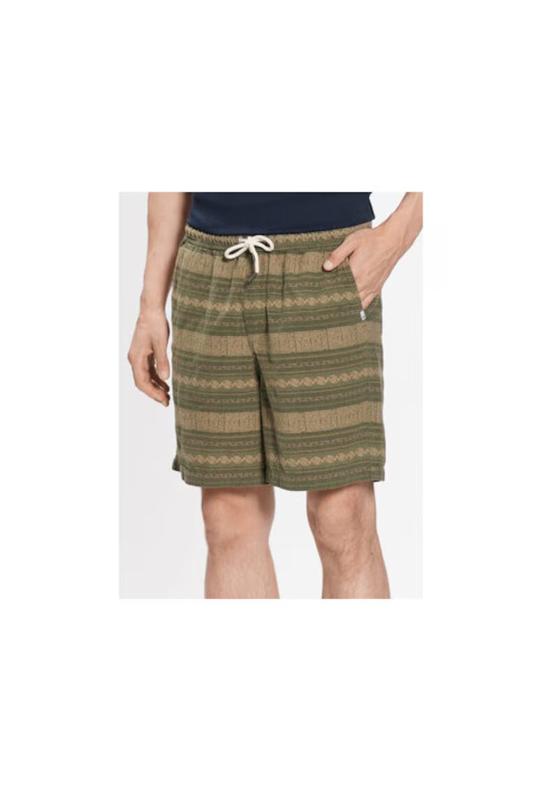 Quiksilver Pantaloni scurti barbati - 301883982 - Bumbac - Verde - Verde