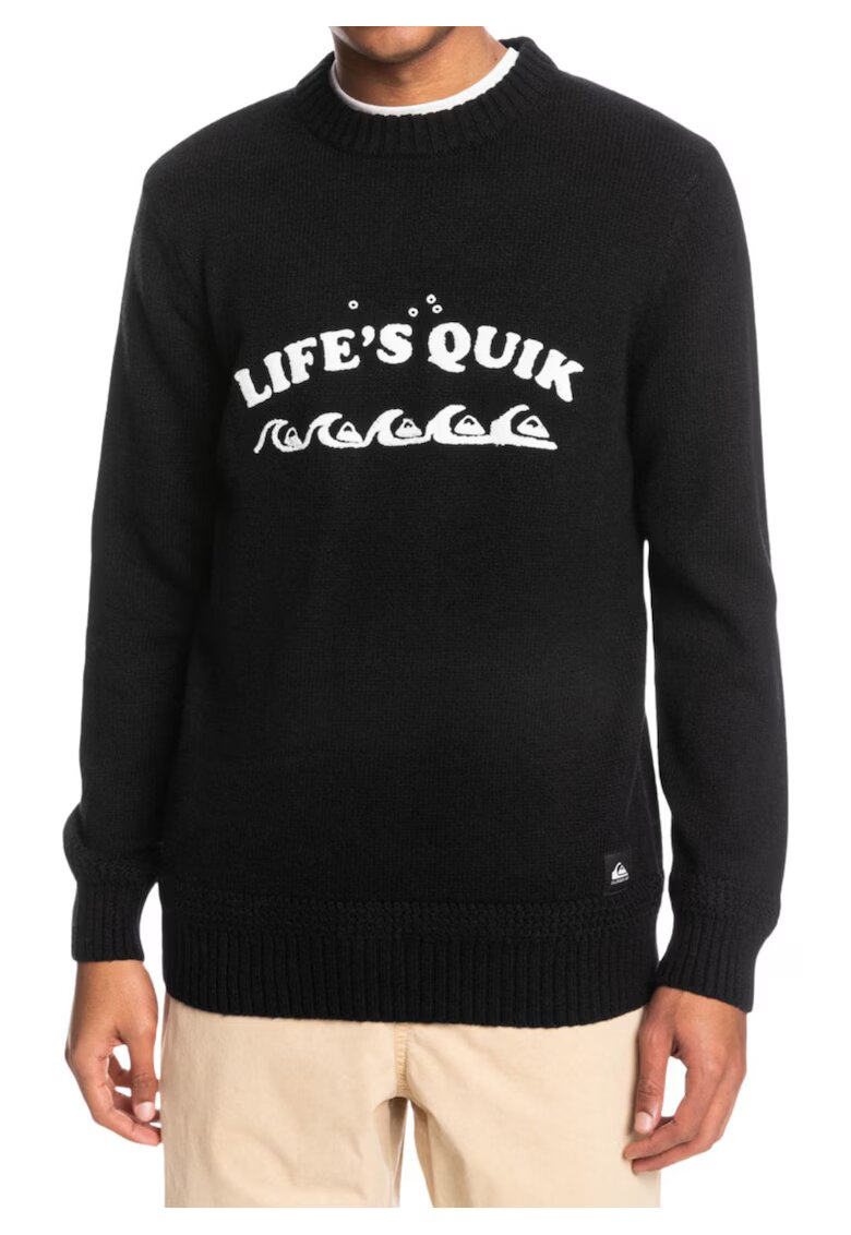 Quiksilver Pulover cu decolteu la baza gatului -