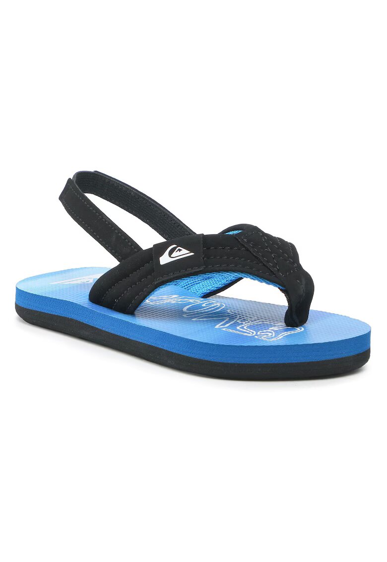 Quiksilver Sandale baieti - Textil - Negru