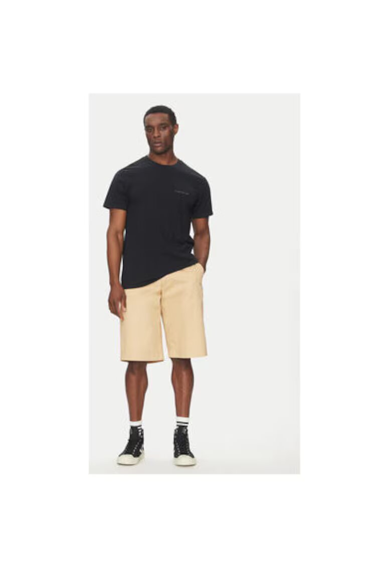 Quiksilver Set 2 tricouri barbati EQYZT08137-XKKW - Bumbac - Alb/Negru - Alb/Negru