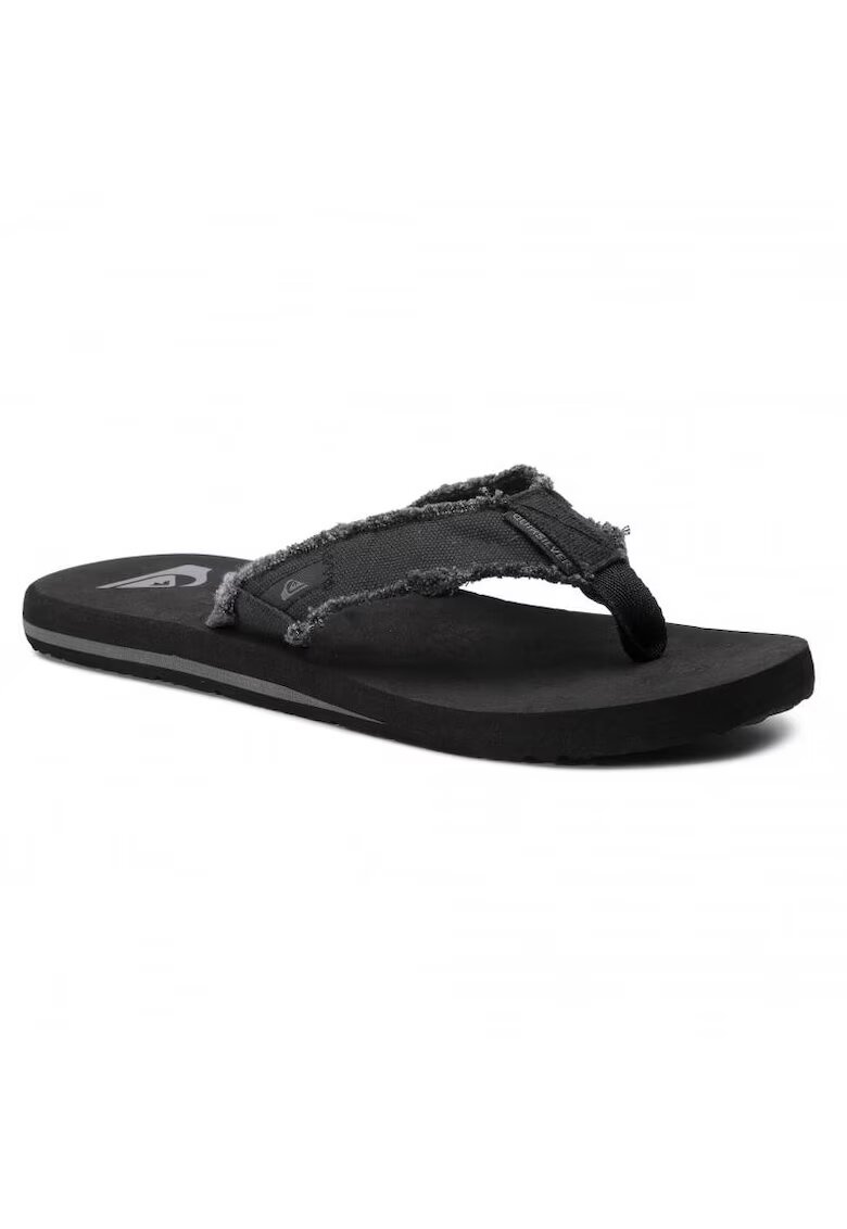 Quiksilver Slapi pentru barbati - Cauciuc/Textil - Negru -