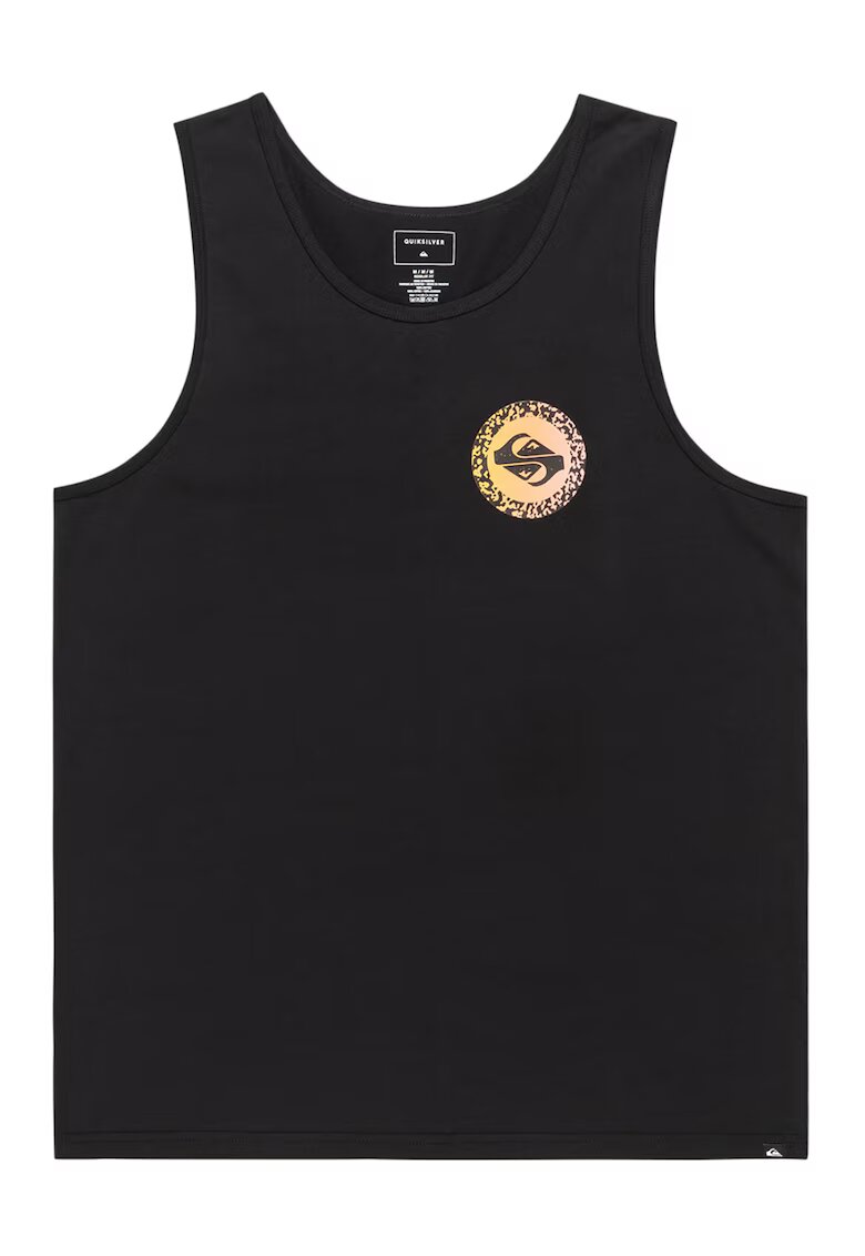 Quiksilver Top de bumbac - Negru