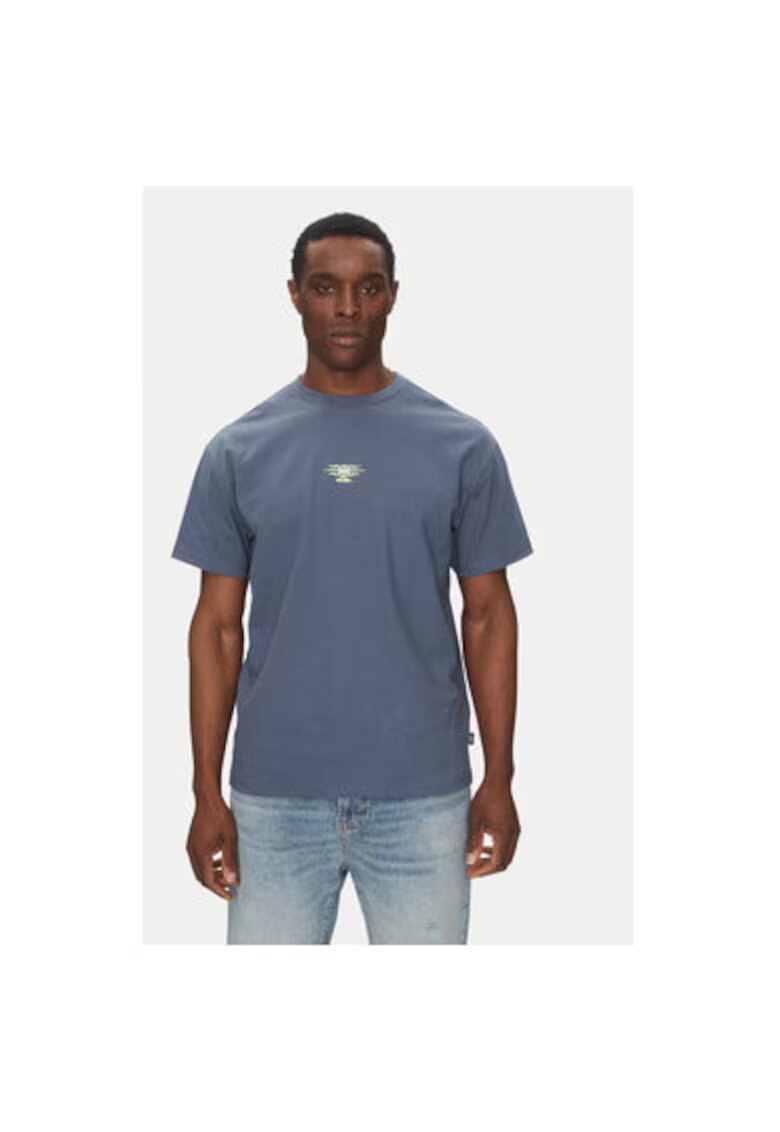 Quiksilver Tricou barbati EQYZT08017 - Bumbac - Bleumarin - Bleumarin