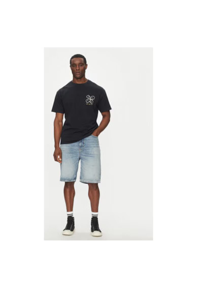 Quiksilver Tricou barbati EQYZT08032-KVJ0 - Bumbac - Negru - Negru