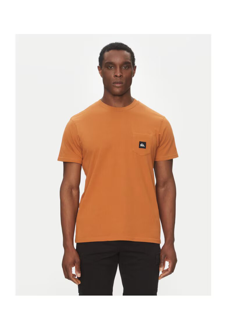 Quiksilver Tricou barbati EQYZT08035-CMN0 - Bumbac - Maro - Maro