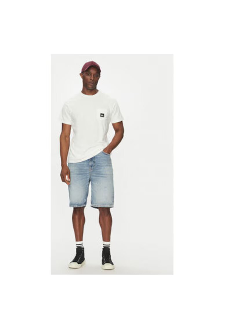Quiksilver Tricou barbati EQYZT08035-WBK0 - Bumbac - Alb - Alb
