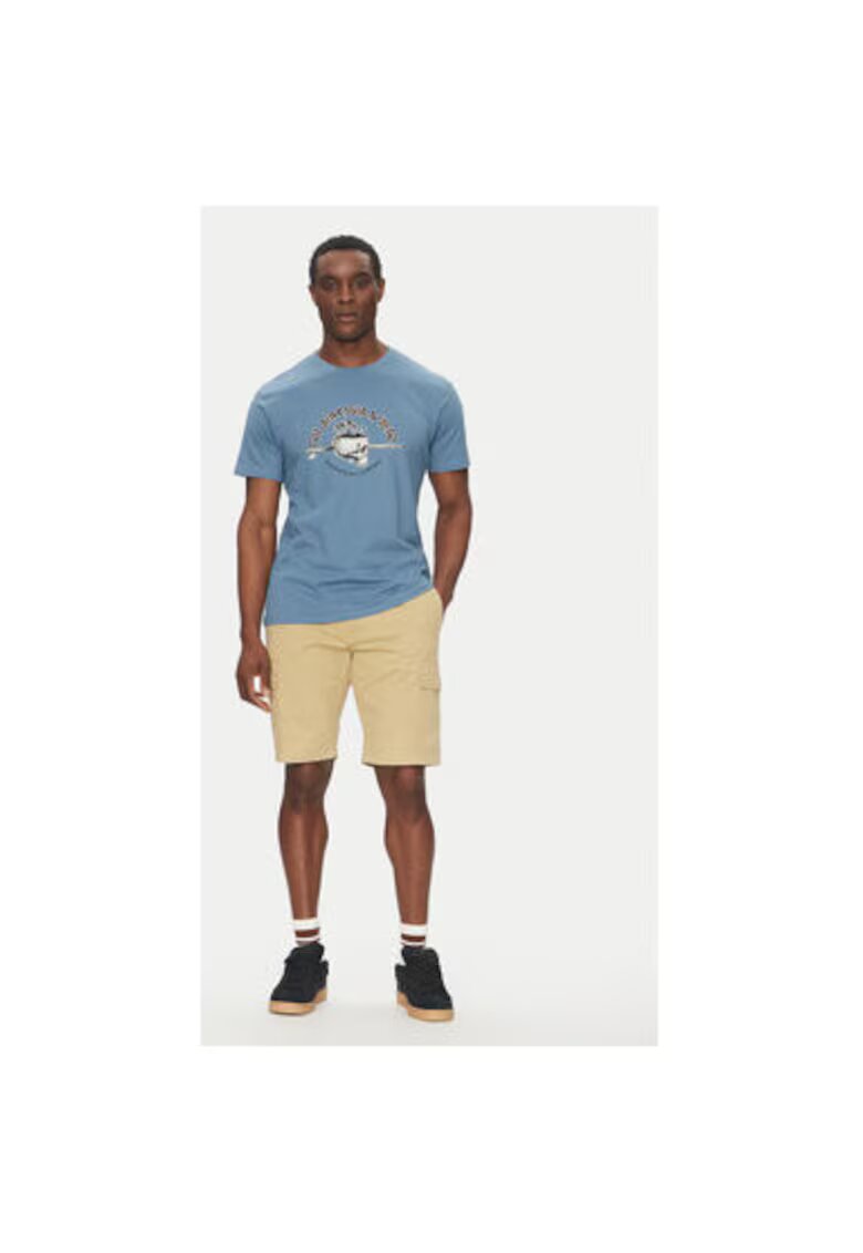 Quiksilver Tricou barbati EQYZT08056-BLQ0 - Bumbac - Albastru - Albastru