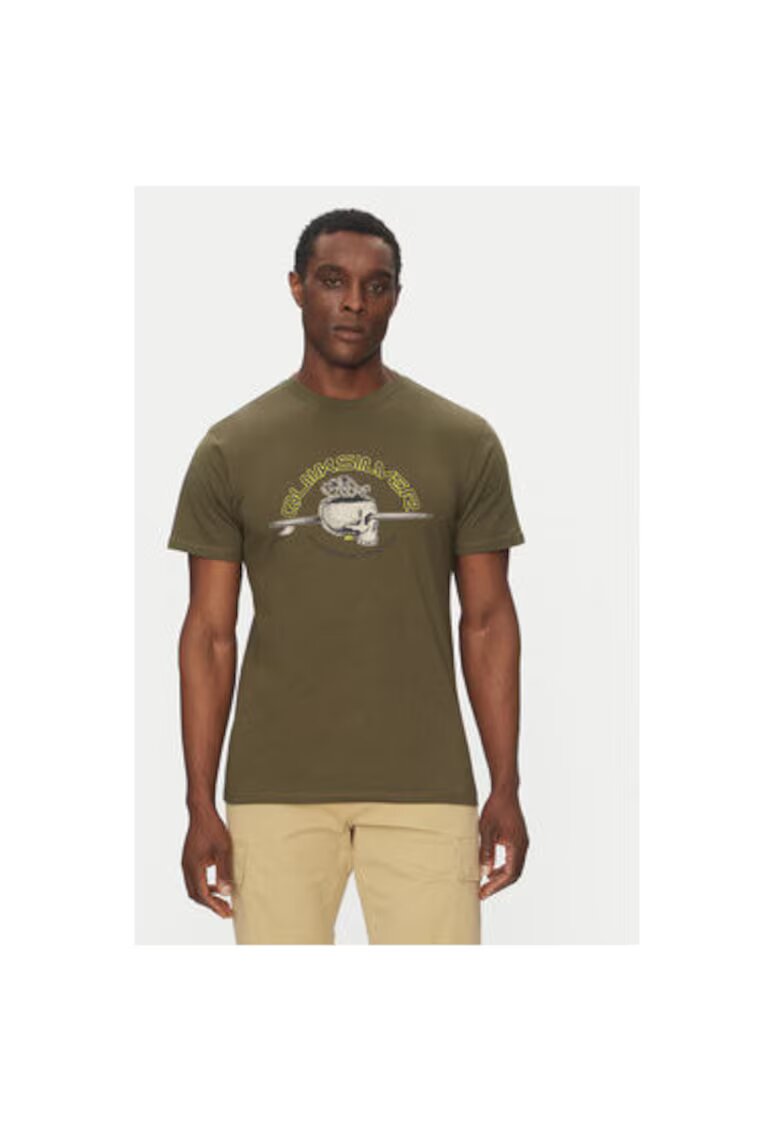 Quiksilver Tricou barbati EQYZT08056-CRE0 - Bumbac - Verde - Verde