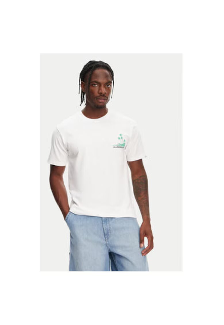 Quiksilver Tricou barbati EQYZT08057 - Bumbac - Alb - Alb