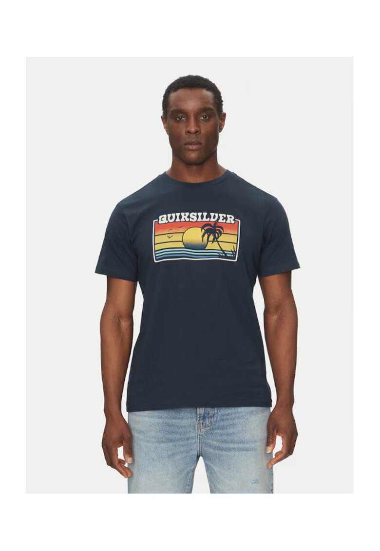 Quiksilver Tricou barbati EQYZT08065-KTP0 - Bumbac - 456775 - Bleumarin