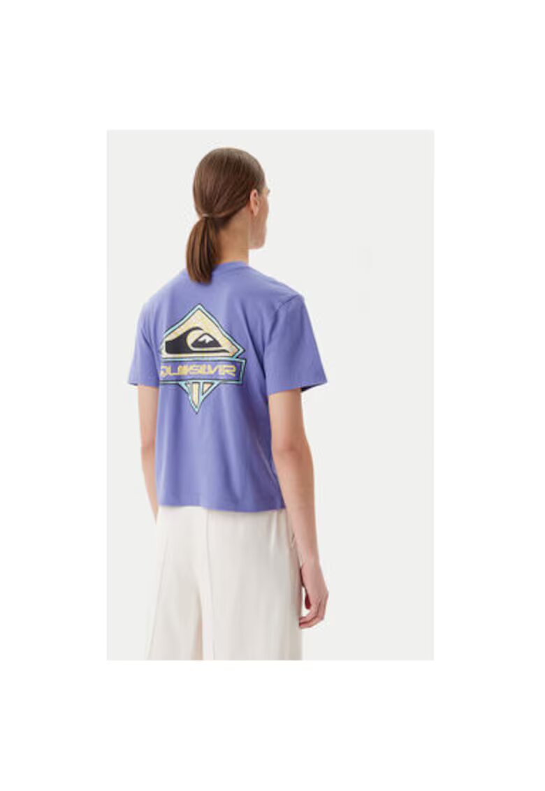 Quiksilver Tricou dama EQWZT03181 - Bumbac organic - Mov - Mov
